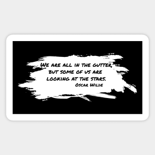 Quote Of Oscar Wilde Sticker